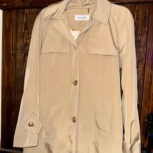 Calvin Klein Beige Trench Coat